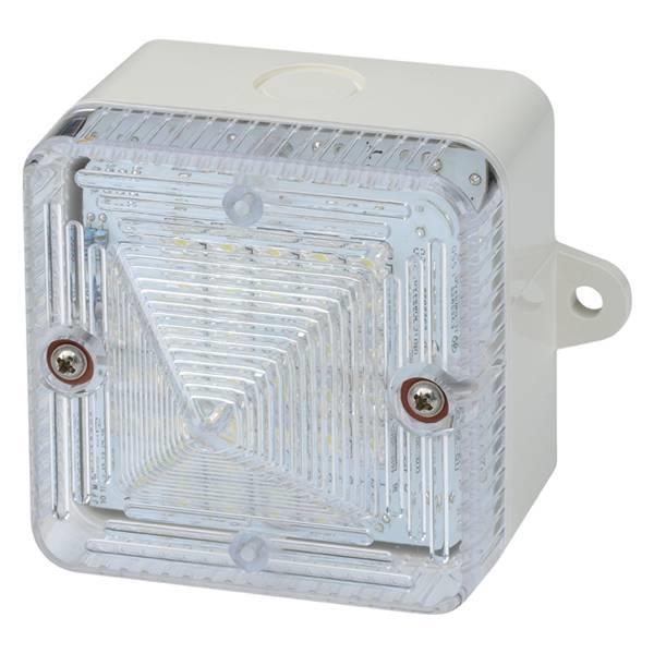 #-L101XAC230AW/C E2S L101XAC230AW/C XenonStrobe L101X-A 230vAC [white] CLEAR 5J 1Hz IP66 , White A-Box with Lugs